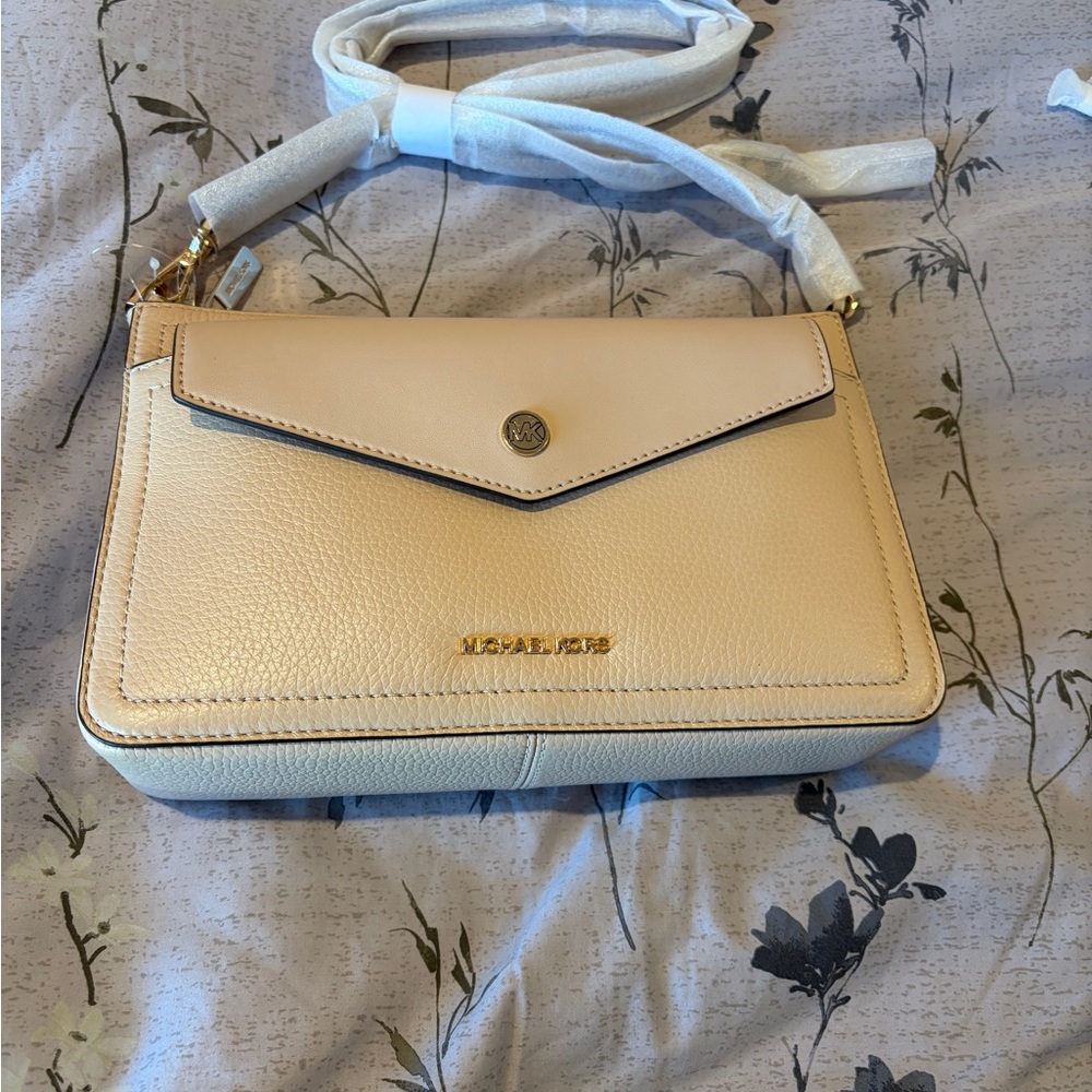 Michael Kors Cream Crossbody Bag